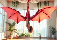 Pozycja nietoperza w aerial jodze – korzyści, techniki i przeciwwskazania