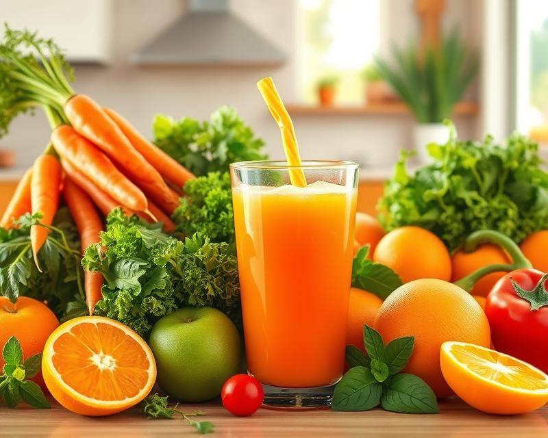 Zdrowe soki warzywne i owocowe: przepisy oraz korzyści zdrowotne