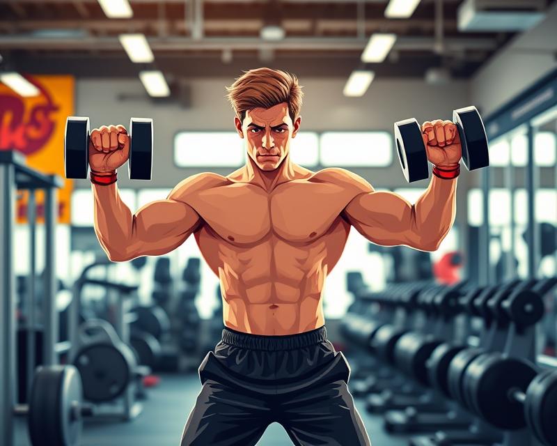 Unoszenie hantli bokiem – jak skutecznie trenować barki?
